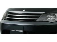 Mitsubishi Outlander XL 06- решетка радиатора черная с хромом, ROAR